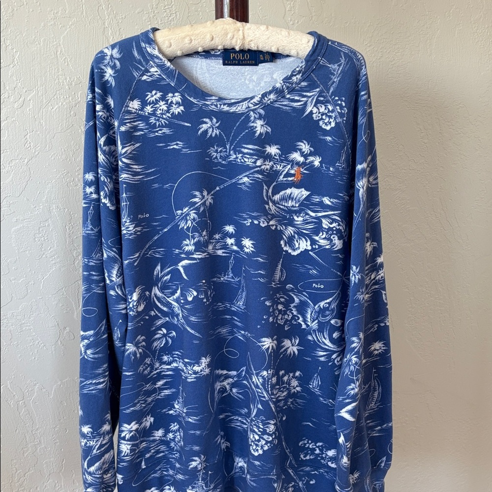 Men’s Ralph Lauren Polo sweatshirt.